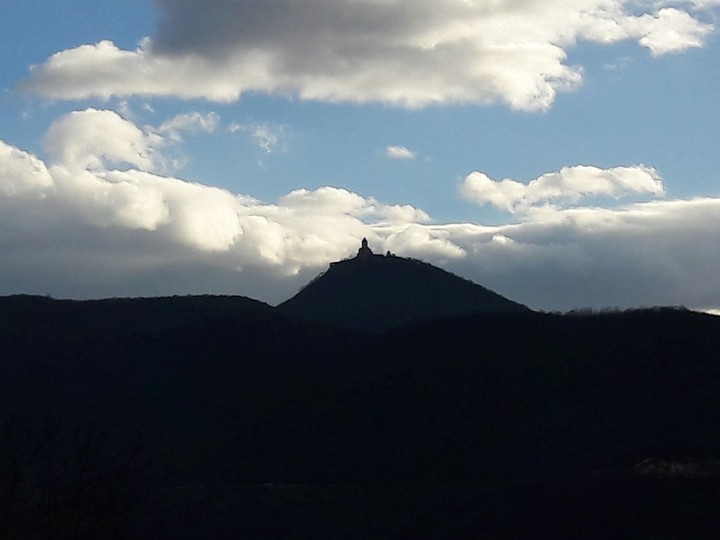 Church in clouds