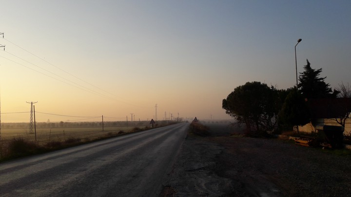 Dawn in Rural Area