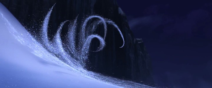 Frozen  magic snow