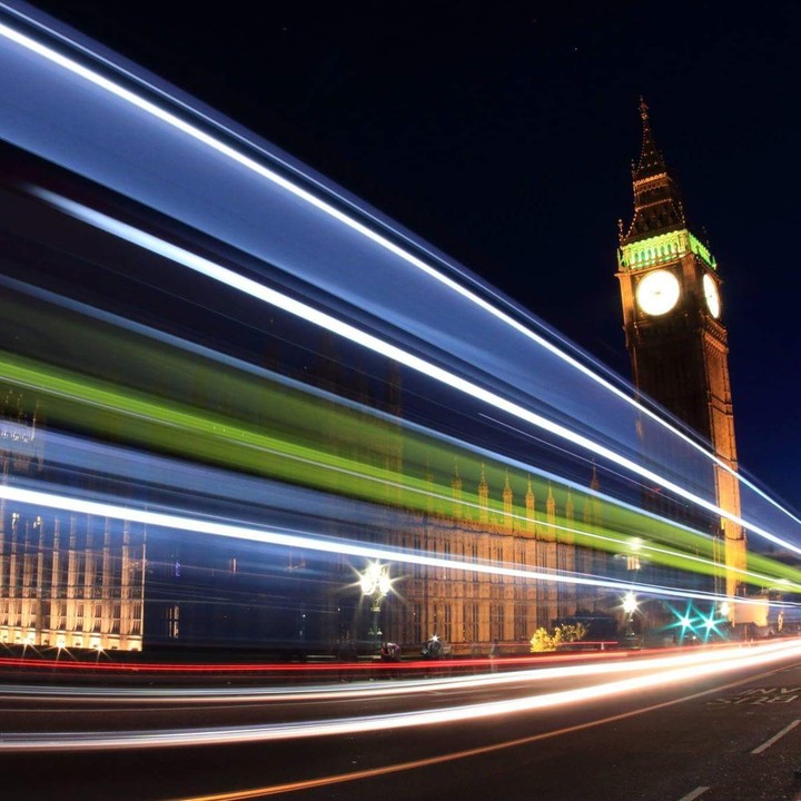 Night shots of Houses of Parliament, United Kingdom, 2015.