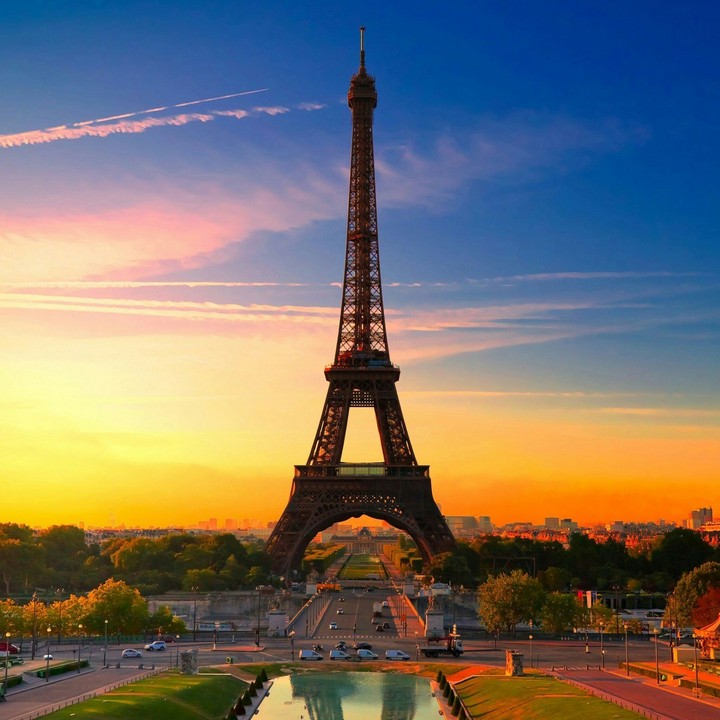 The Eiffel...