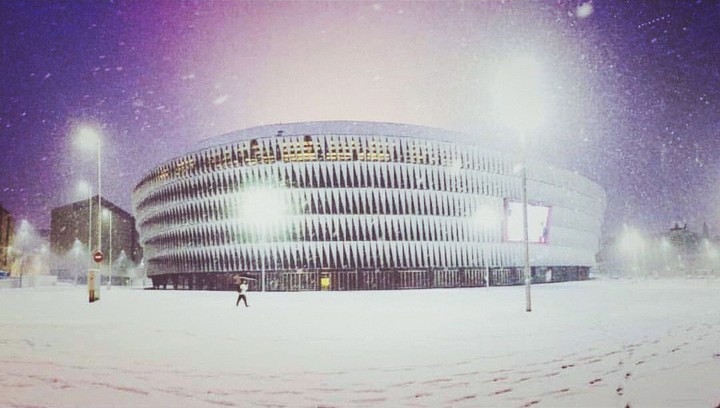 Snow in Bilbao