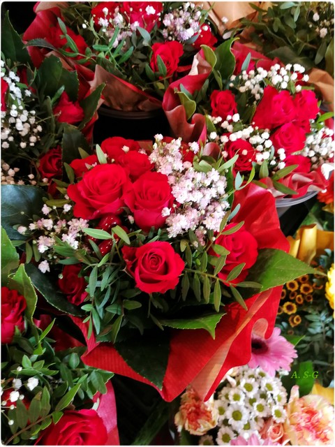 Rosen im Blumenstrauß