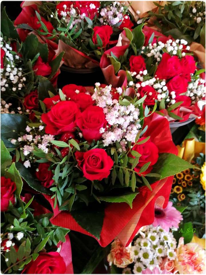 Rosen im Blumenstrauß