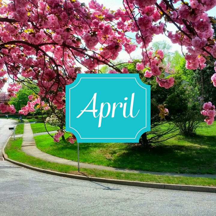 April suburbia
