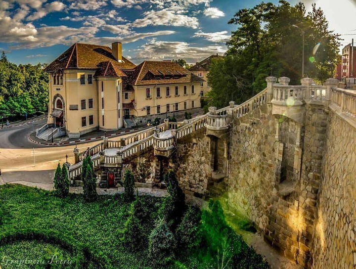 Old, historic Romanian buildings