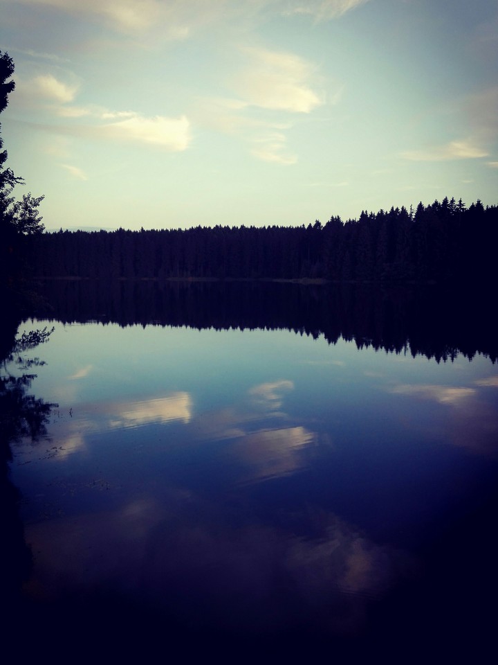 reflection of the sky