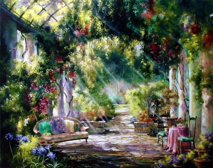 garden - painting