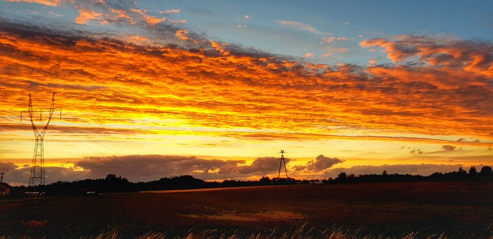 Sunset in Poland