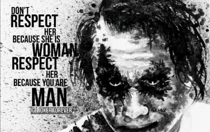 Respect matters.