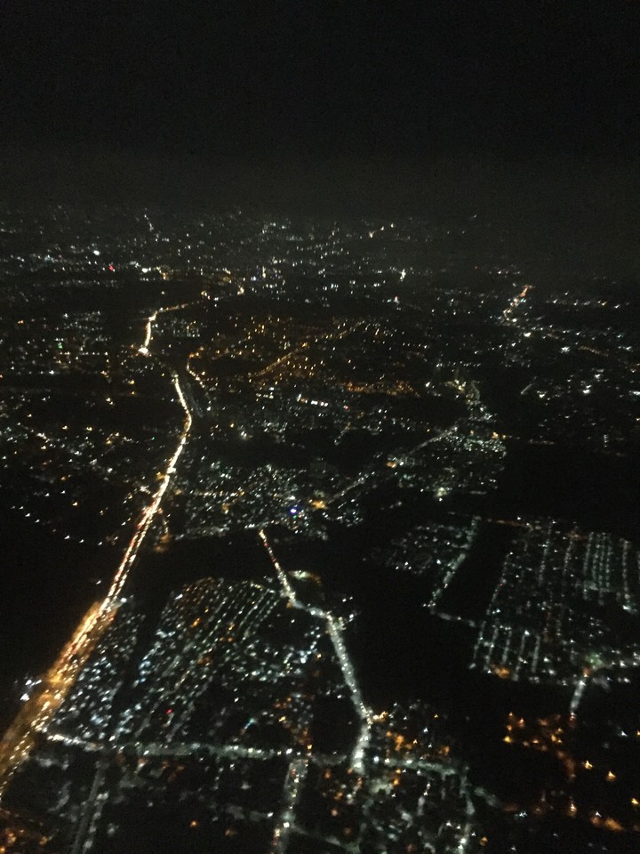 A city in  a night