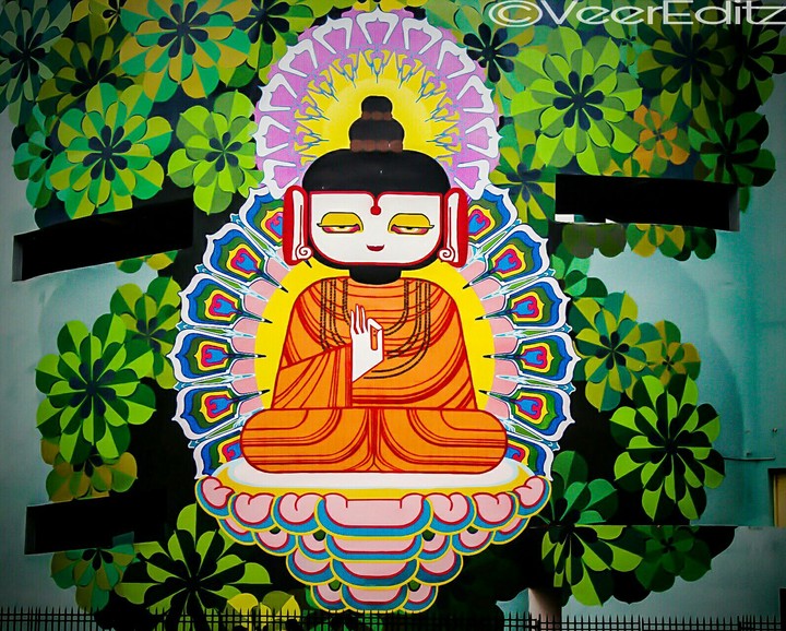 Gautam Budha painting (Patna Bihar India)