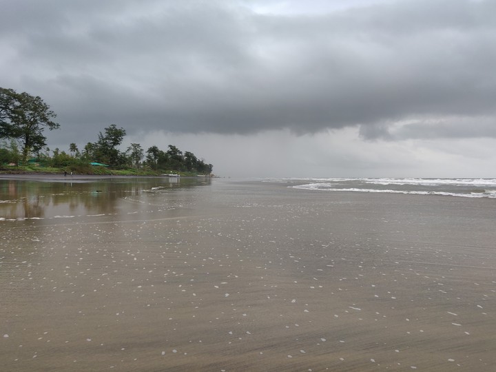 just a beach in monsoon days