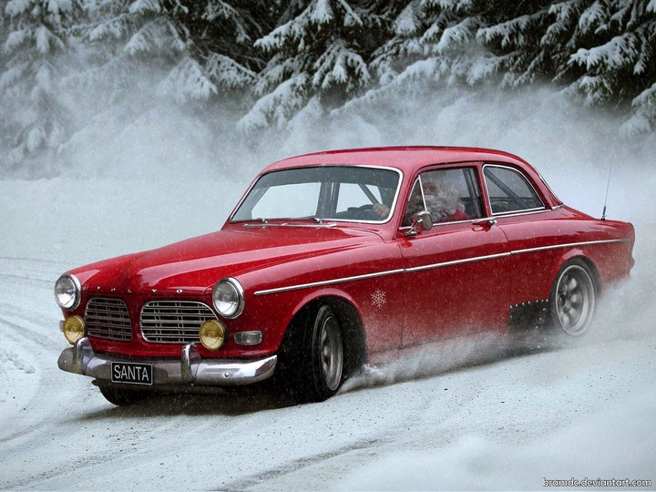santa car