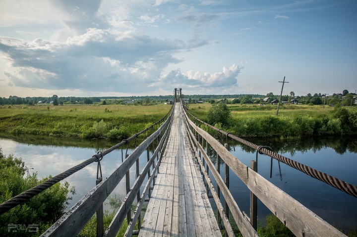Wooden bridge