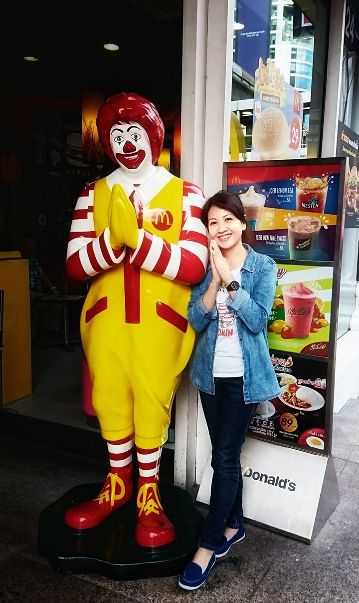 A girl in Bangkok