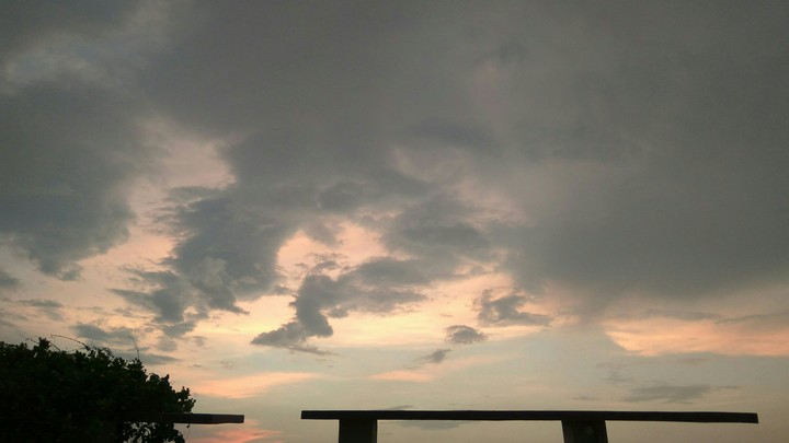 cloudy sunset