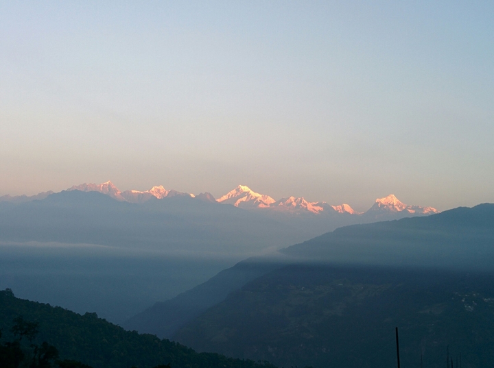 Sunrise in Sikkim