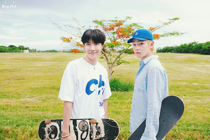 Jung Hoseok and Kim Taehyung