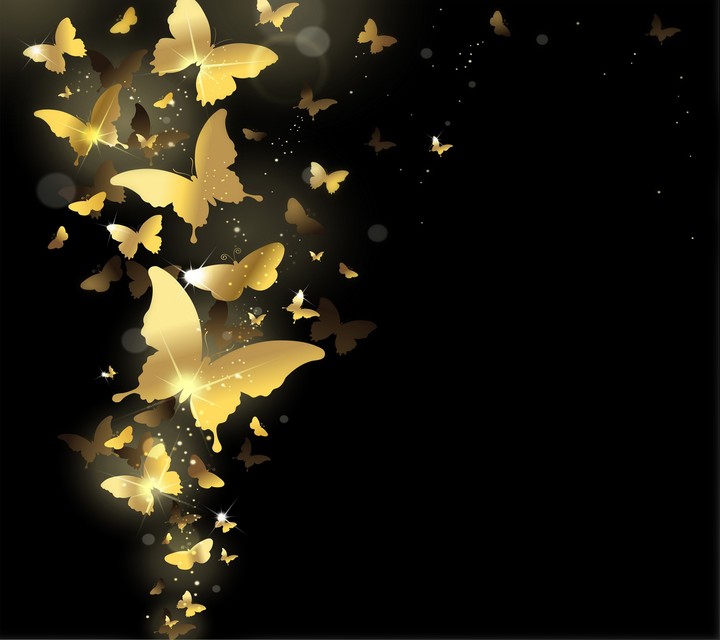 Golden butterfly