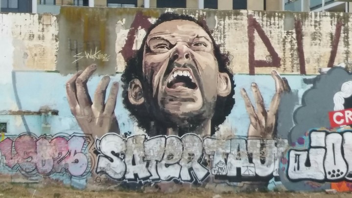 Scream  -  Graffiti art