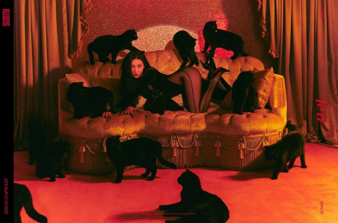 Korean singer Sunmi's tail album