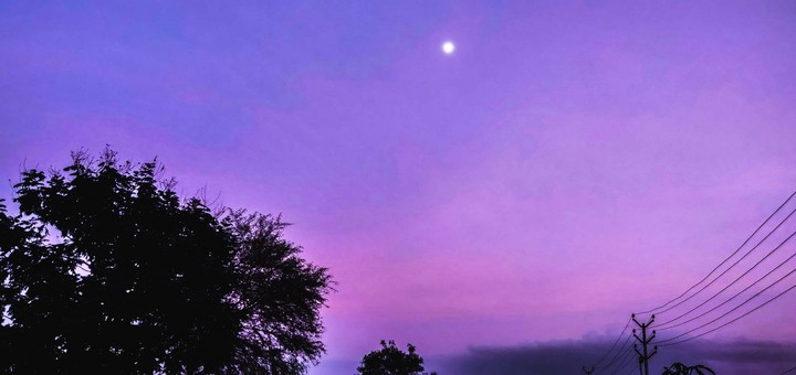 sky violet purple