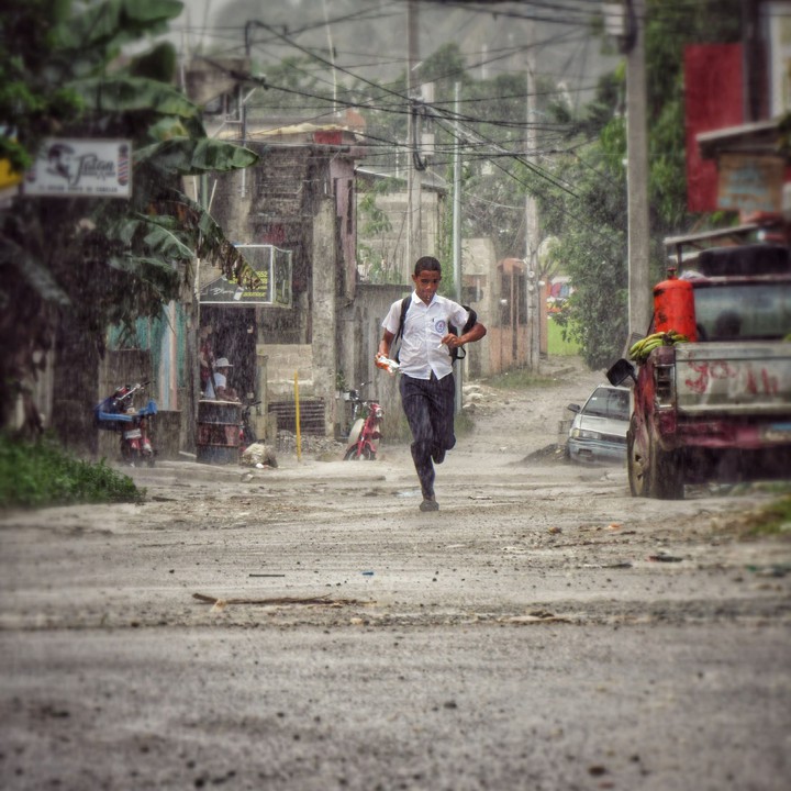 Corriendo en la lluvia ☔