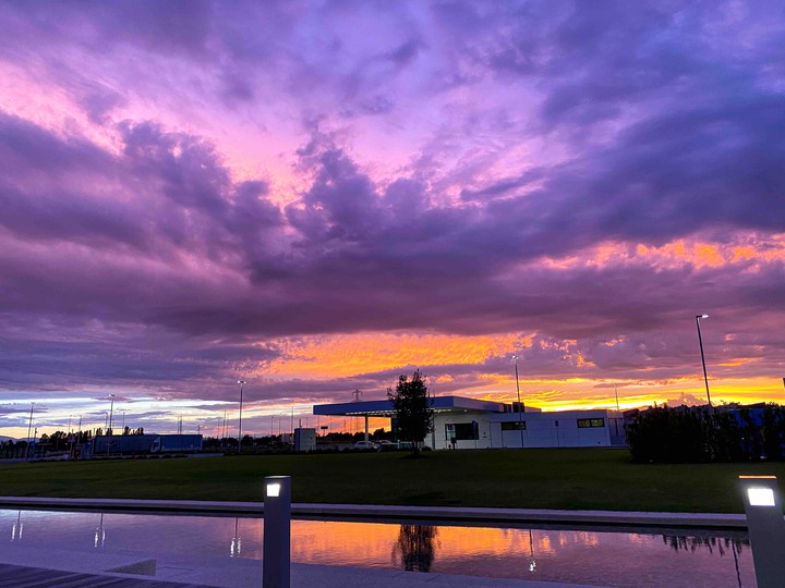Purple sunset