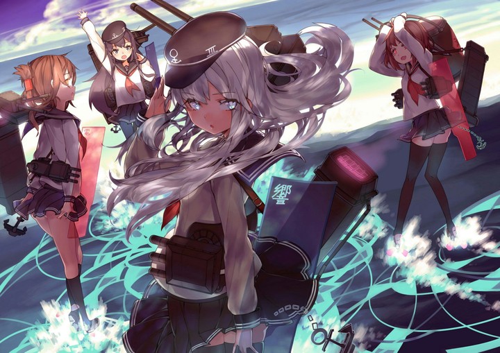 Hibiki, Inazuma, Ikatsuchi, Akatsuki