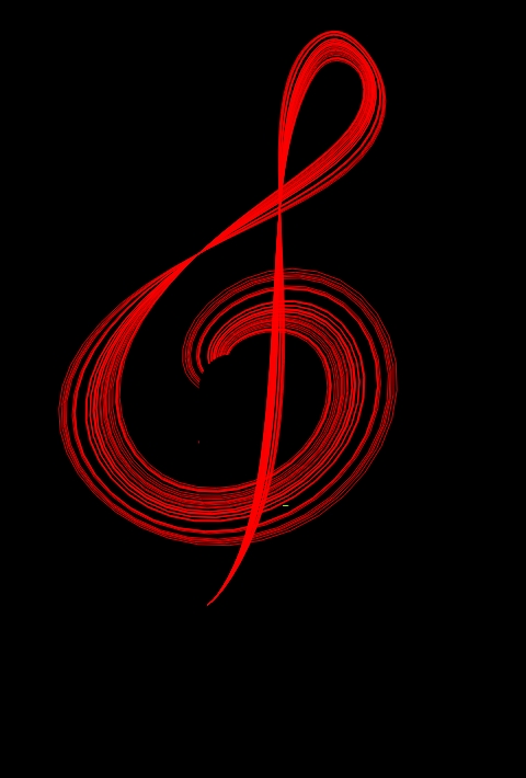it represents sign of music