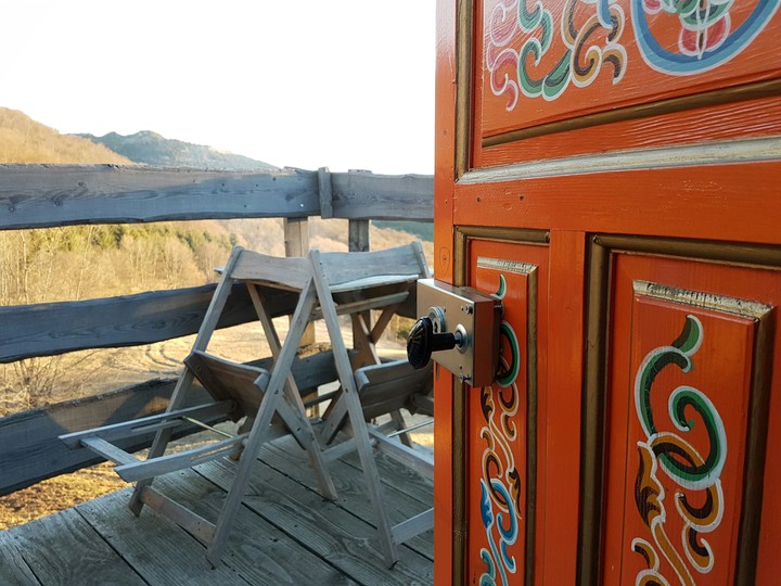 mongolian yurt door
