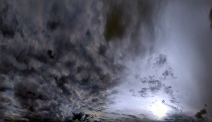 céu escuro