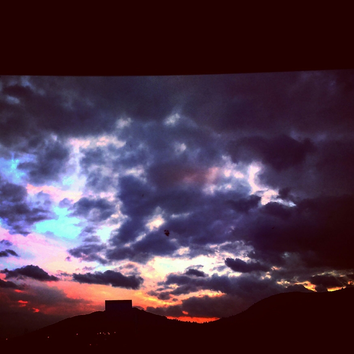 sky on fire