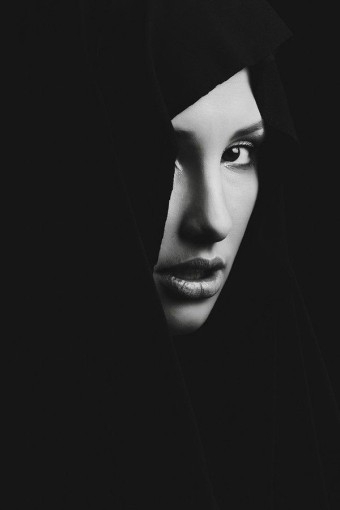 Black-and-white photo