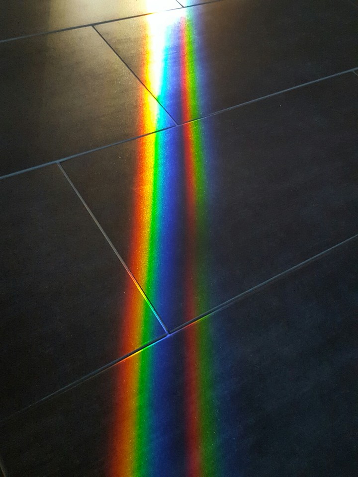 rainbow on the floor
