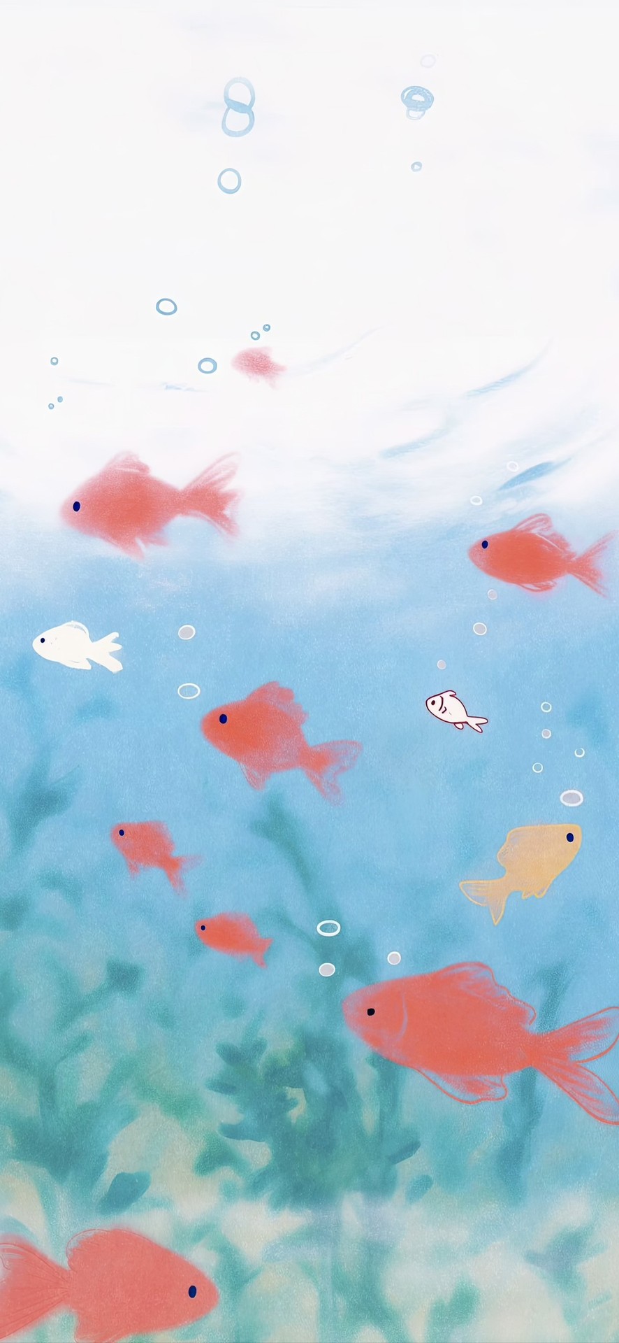Goldfish, Fin duvar kağıtları