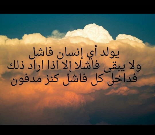 استمتع بفشلك ولا تكن فاشلا..
