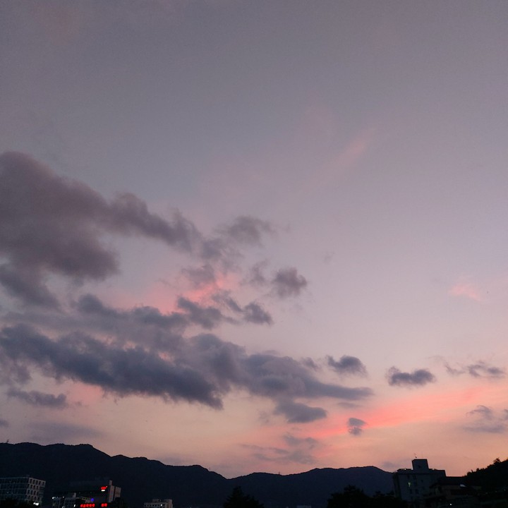 pink sky