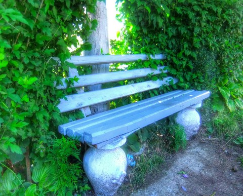 Garden bench