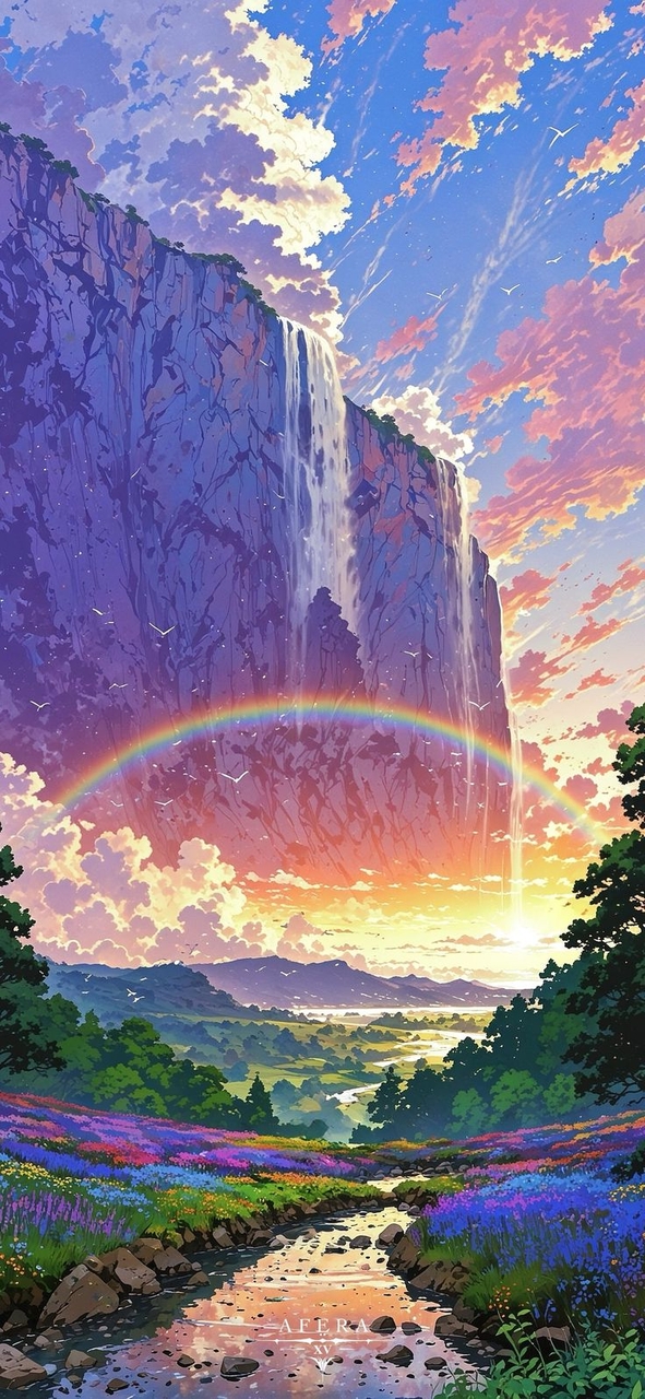 fondos de pantalla terrain, rainbow
