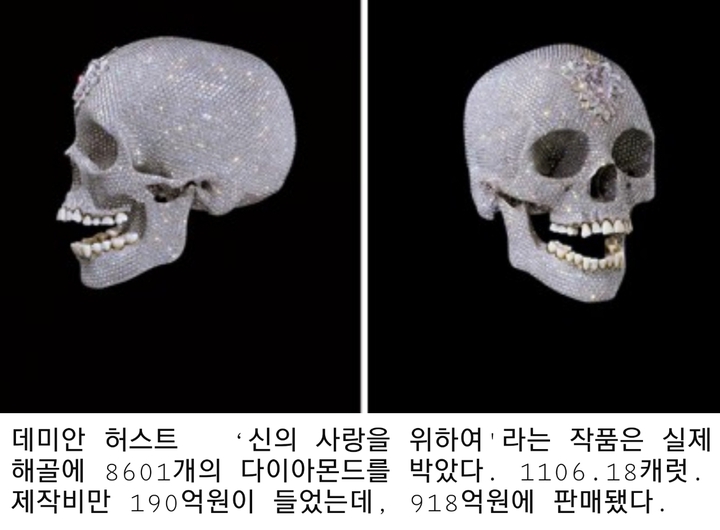신의사랑을위하여 데미안 허스트
