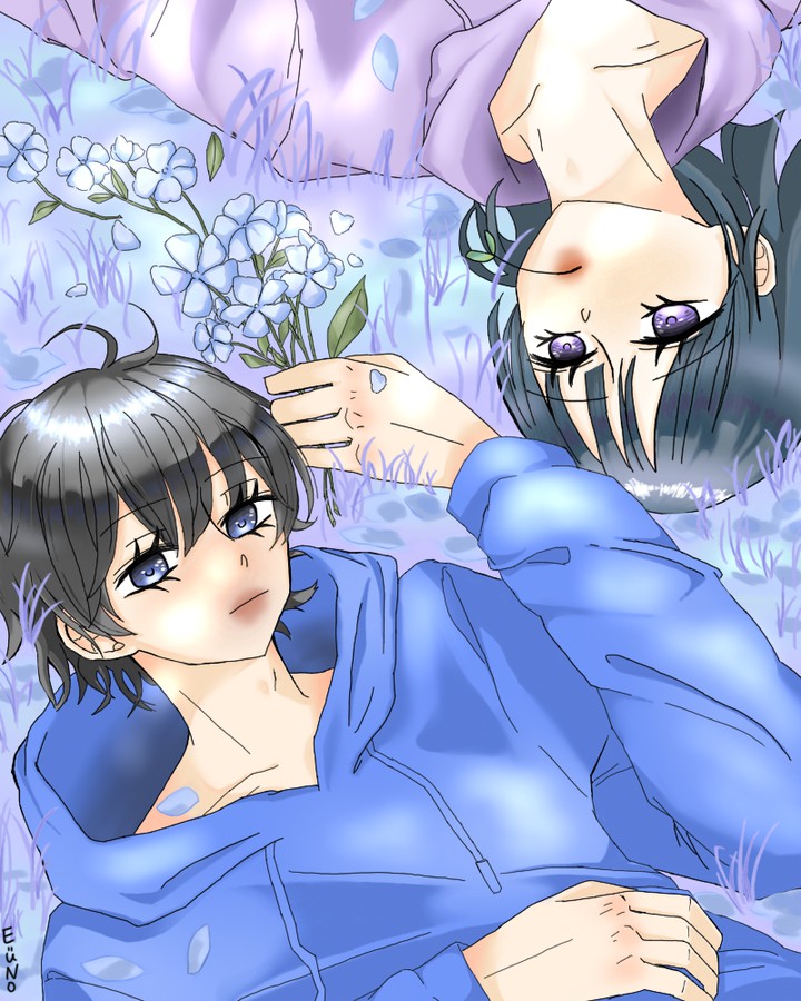 Flower and boys
