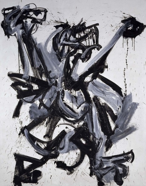 Antonio Saura, "O grito" , 1959