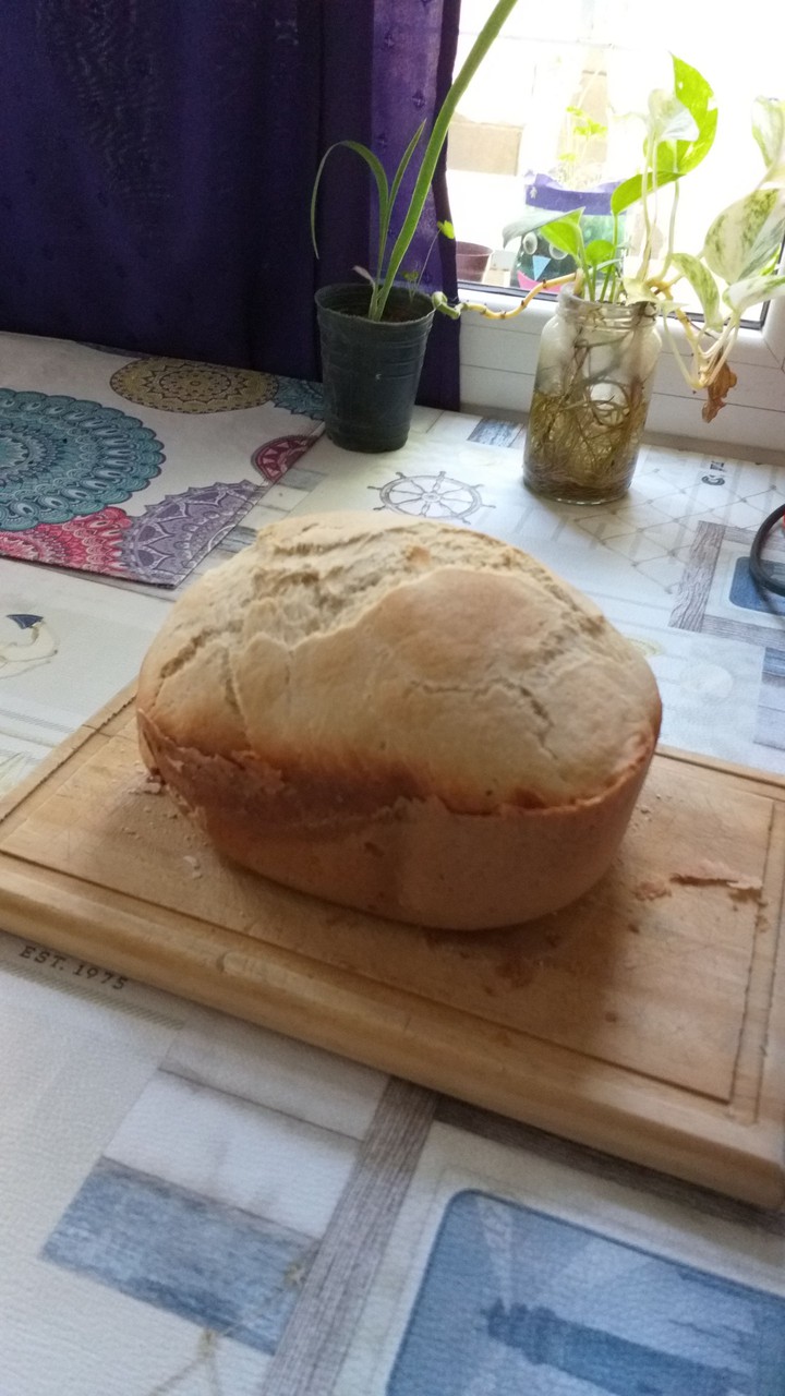pancito casero recién horneado.
