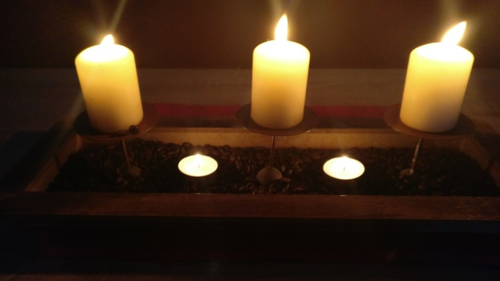 candle in the dark