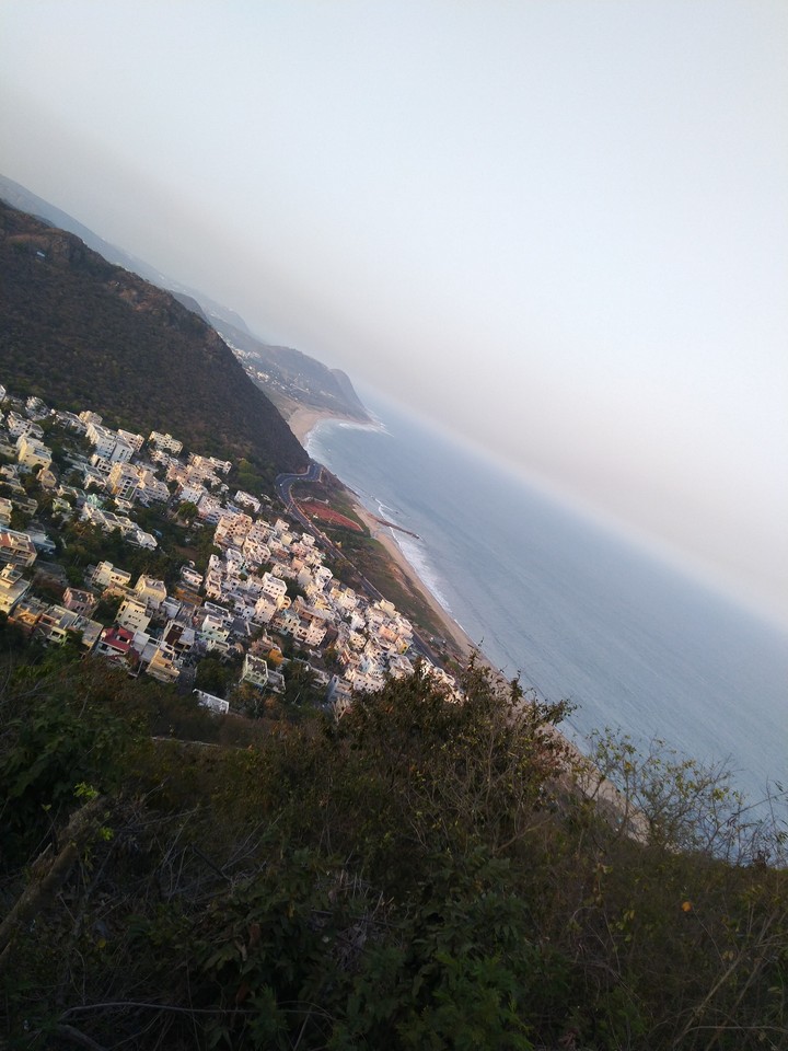 Beach view  from Kailasa Giri