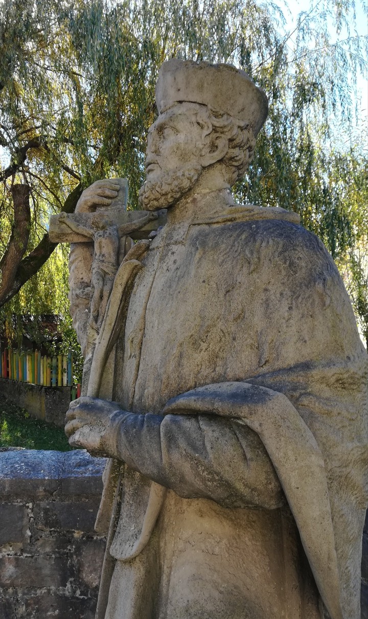 Saint Nepomuk is guarding our bridge