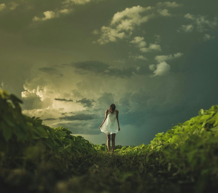 green girl