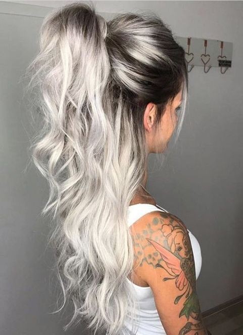 silver hair